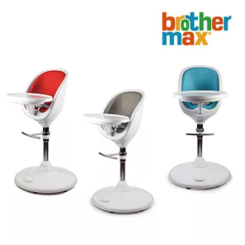 英國 BrotherMax Scoop 頂級時尚多功能高腳椅【藍色】 一體成型設計、安全好清洗