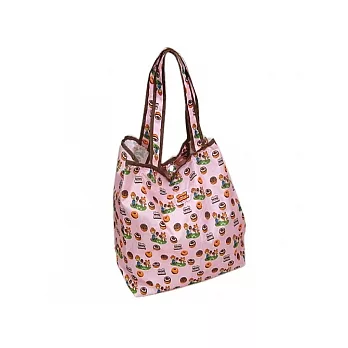 日本Gladee 甜 甜 圈男孩折疊購物袋/手提袋/外出包/收納包，隨身攜帶輕巧又環保！