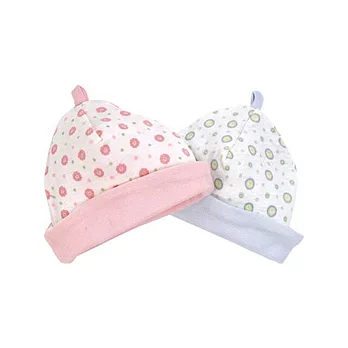 美國 Under The Nile 埃及有機棉 - 雙面有機棉嬰兒帽【藍色】- 無毒、柔軟、耐洗(~約6個月)