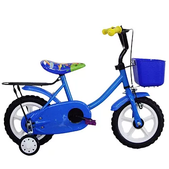 Adagio 12吋悠遊童車附置物籃(藍)~台灣製造!