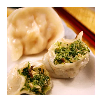《三色海鮮水餃店》東門市場青江菜燕麥皮水餃