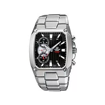 CASIO EDIFICE 經典方盤勁速賽車錶(黑)