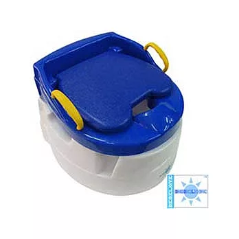 BeBeLove 嗶嗶聲抽屜式兒童造型椅學便器-藍色