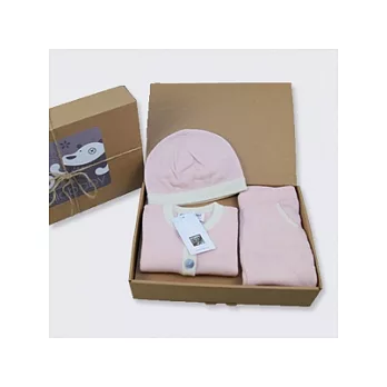 英國P＆N皇家彌月禮盒/100%美麗諾羊毛/粉紅/6~12m