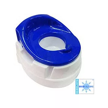 BeBeLove抽屜式兒童學便器-深藍