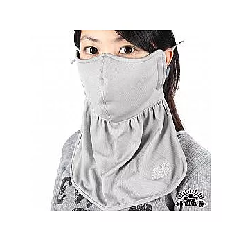 SNOWTRAVEL 抗UV遮陽護頸透氣口罩(2入)(灰色)