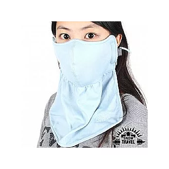 SNOWTRAVEL 抗UV遮陽護頸透氣口罩(2入)(冰藍)