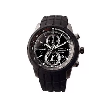 SEIKO 自我極限鬧鈴賽車錶(黑)
