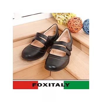 Fox Italy 柔采輕量鞋69824(黑-01)36號