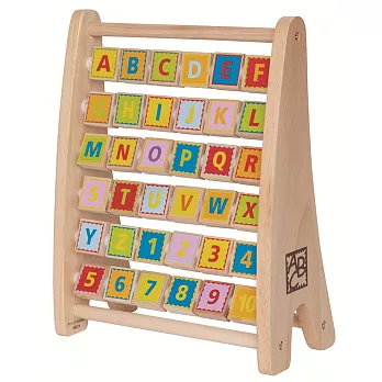 德國Hape愛傑卡 多功能字母數字學習架
