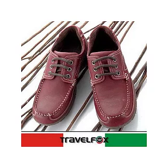 Travel Fox 晴野帆船鞋910332(酒紅-44)36號