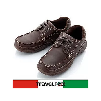 Travel Fox 晴野帆船鞋910332(深咖啡-76)35號