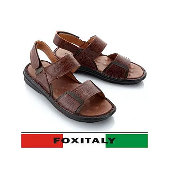 Fox Italy 德理氣墊涼鞋61042(淺咖啡-08)44號