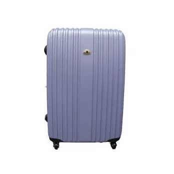 Bear Box《經典直條紋》ABS霧面★輕硬殼旅行箱【28吋】夢幻紫