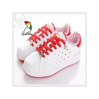 Arnold Palmer 繽紛色彩經典雨傘吊飾運動鞋 (白紅色)_37