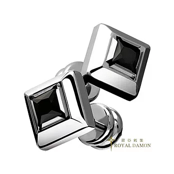 ROYAL DAMON亮麗耳環(黑)
