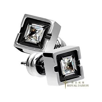 ROYAL DAMON 純真耳環(IP黑)