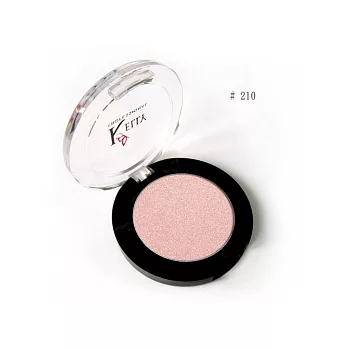 【KELLY專業彩妝】魔光煥彩珠光眼影 210珍珠粉銀