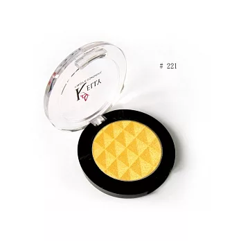 【KELLY專業彩妝】魔光煥彩鑽石光眼影 221珠光亮黃