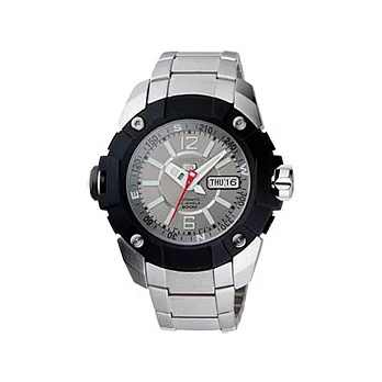 SEIKO 精工潛將5號機械腕錶(銀)