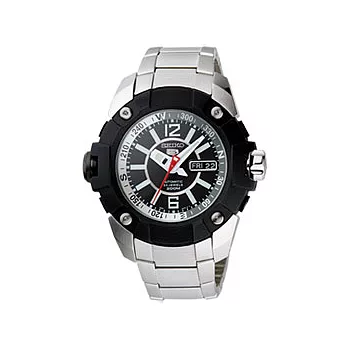 SEIKO 精工潛將5號機械腕錶(黑)