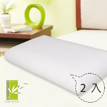 【DUYAN竹漾】蜂巢式天然乳膠枕 (2入)=防蹣抗菌=