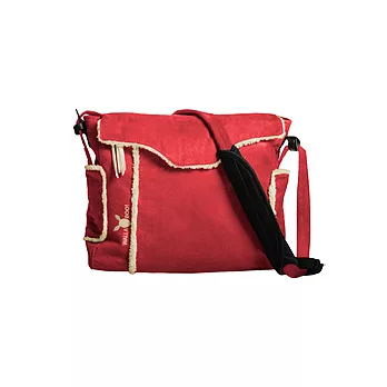 荷蘭 wallaboo changingbag 個性媽咪斜背包-暖紅