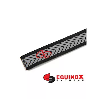 EQUINOX超輕亮安全3M反光隨身帶-黑色