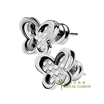 ROYAL DAMON『蝶戀』耳環(白)