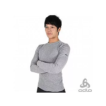 ODLO 男 銀纖維長袖保暖排汗內衣(石灰)-XL