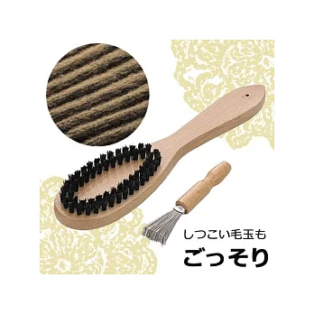 日本 地毯衣物兩用刮毛球刷