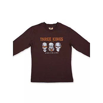 COW男裝-3Kings七分袖T(棕)-M