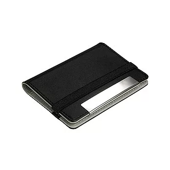 《VOYAGER》大收納綁帶證件夾(灰)