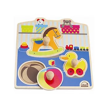 德國Hape愛傑卡  可愛玩具木拼圖