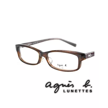 Agnes. b 復古質感光學眼鏡#棕 AB2042 DD