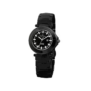 Max Max 簡約都會陶瓷錶(黑)