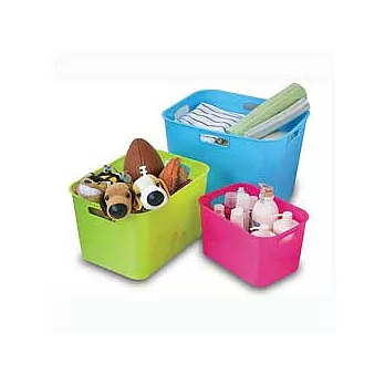 《完美收納家》提把收納盒整理箱(S)6入-3色各二