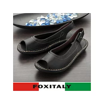 Fox Italy 波妮皮織涼鞋611312(黑-01)36號