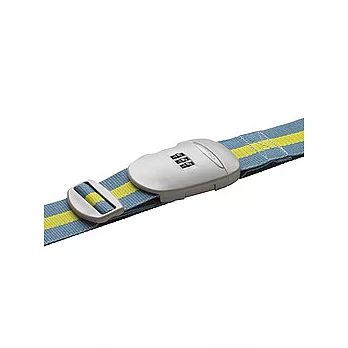 《GO TRAVEL》Comi 雙色密碼鎖行李綁帶(藍)