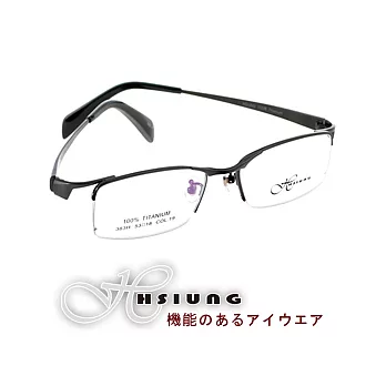 日本HSIUNG光學眼鏡 - 流線紳士風#黑c19