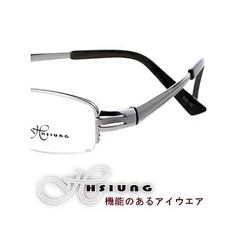 日本HSIUNG光學眼鏡 - 質感紳士風#亮銀c05