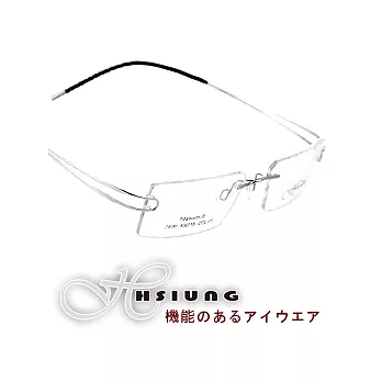 日本HSIUNG光學眼鏡 - 輕盈紳士風#銀c05