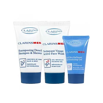 CLARINS 克蘭詩 男士植物清爽旅行3件組