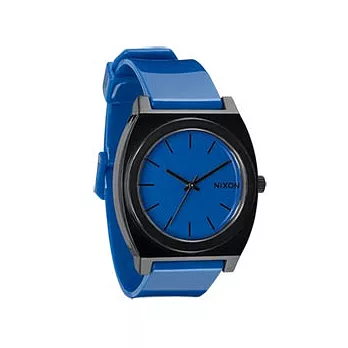 NIXON TIME TELLER P躍動普普個性腕錶(黑框藍)