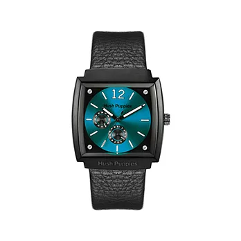 Hush Puppies Pacino系列低調精英錶-明朗藍