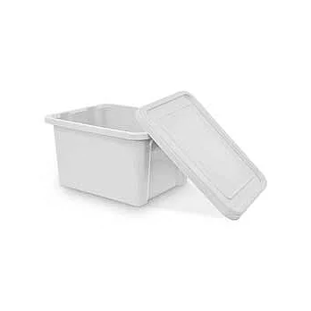 《繽紛》白宮萬用附蓋收納置物箱(28L)-4入