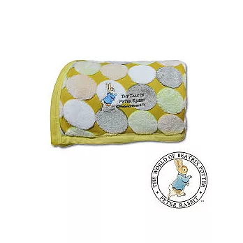 來自英國~彼得兔英國普普風藝術毛毯-黃綠