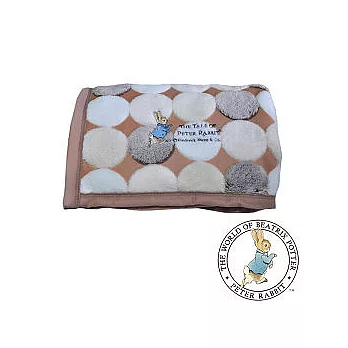 來自英國~彼得兔英國普普風藝術毛毯-咖啡