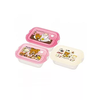 San-X 懶熊巧克力系列三合一氣壓式保鮮盒