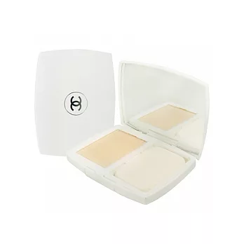 CHANEL香奈兒 珍珠光感淨白防曬粉餅SPF25/PA+++(10g)+盒 BR10 BEIGE ROS’E - PASTEL 蕊芯
